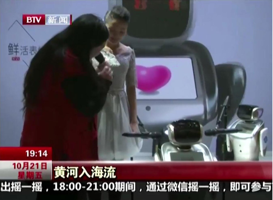 三宝平台机器人亮相世界机器人大会